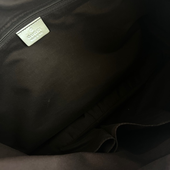 Gucci Brown GG Canvas Sukey Shoulder Bag White Beige - Picture 5 of 9